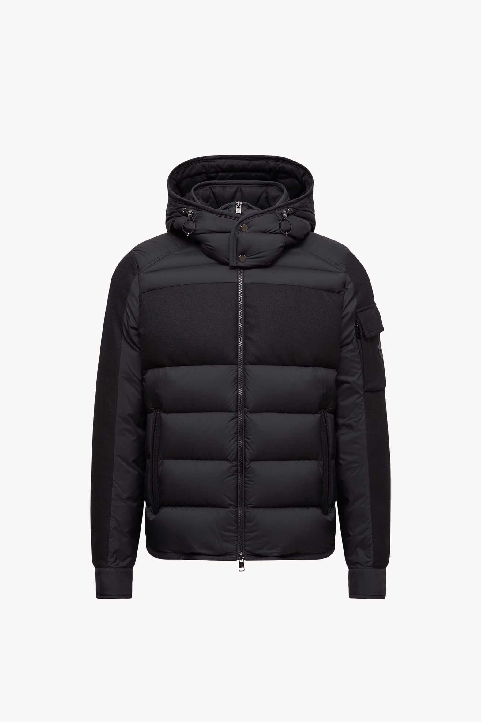 Barbustel Hooded Short Down Jacket Men Black Moncler 2